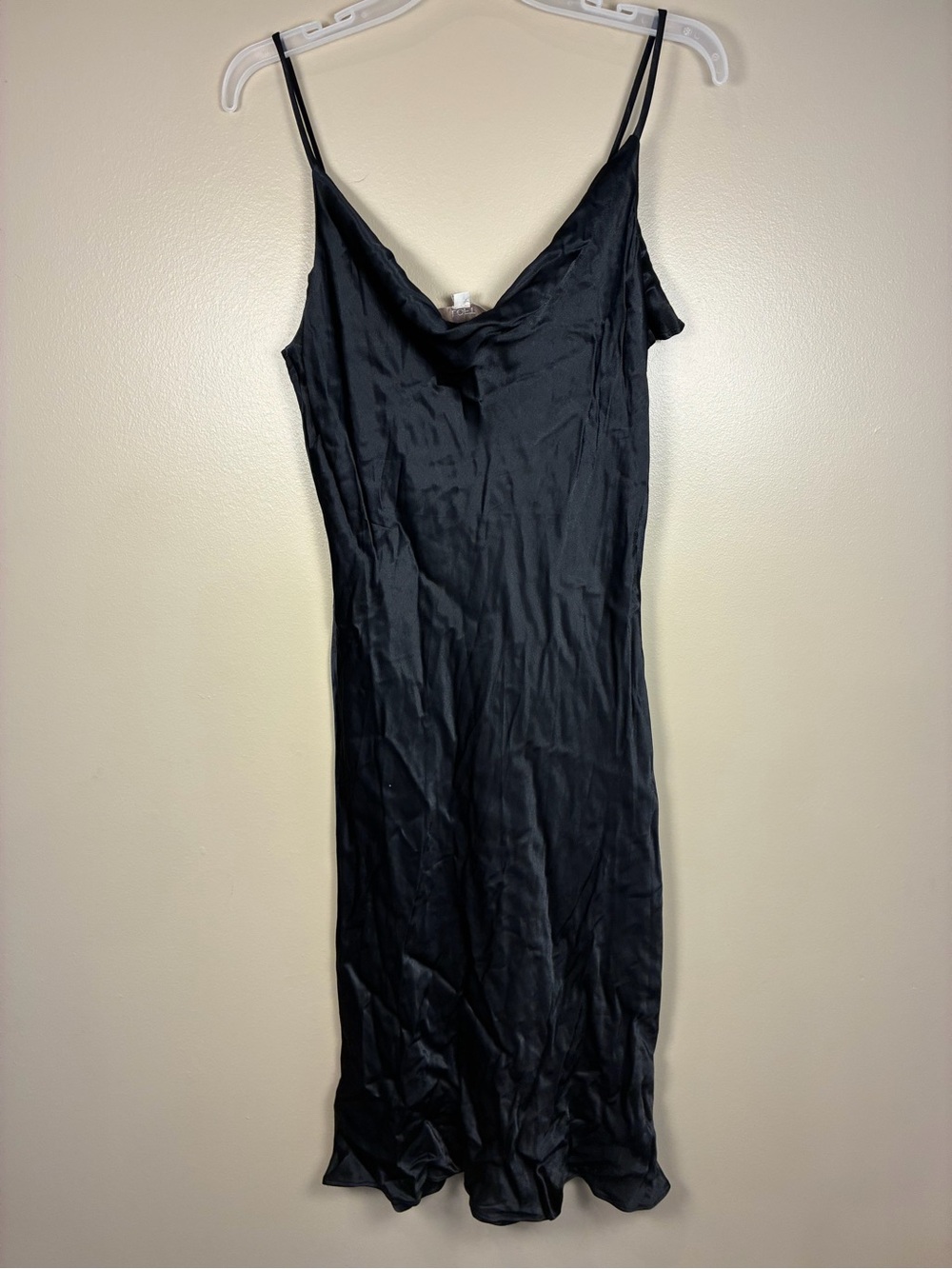 LOFT Satin Cowl Neck Satin Midi Slip Dress - Picture 12 of 12
